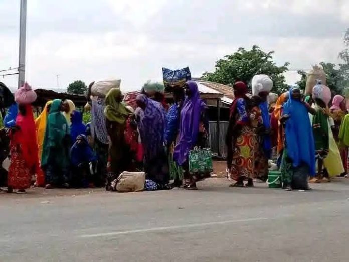 Some displaced women in Northern Nigeria